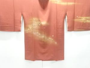 横笛模様刺繍絵羽道行コート